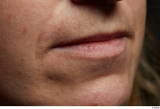 HD Face Skin Emilia Parker face lips mouth skin pores…